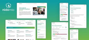 Nidomio maquettes web et application mobile par ASI