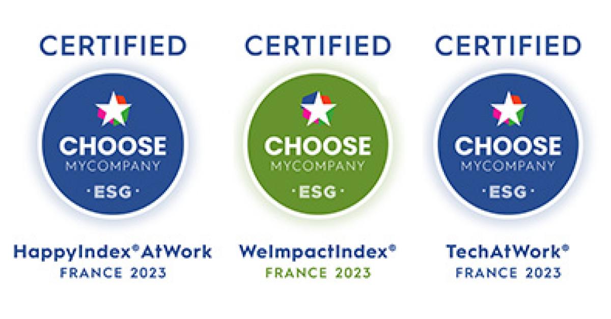ASI obtient 3 labellisations HappyIndex® de ChooseMyCompany en 2023 ! | ASI