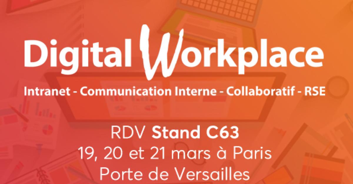 ASI participe au Salon Digital Workplace les 19, 20 et 21 mars à Paris ...