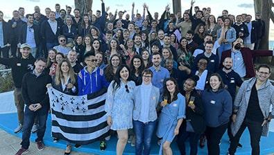 Photo de groupe séminaire à Noirmoutier