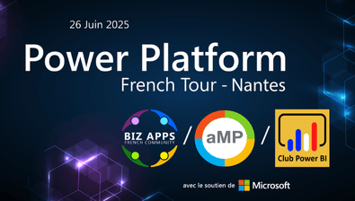 Logo de l'évènement aMP dédié à la Power Platform à Nantes