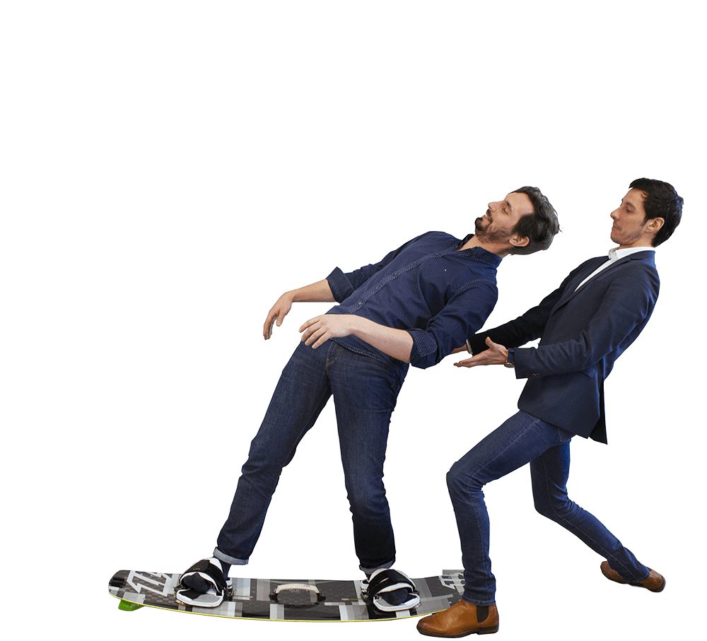 surfeur en équilibre