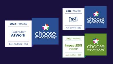 Logo des labellisations ChooseMyCompany 2022